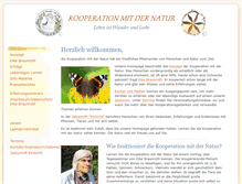 Tablet Screenshot of naturkooperation.org